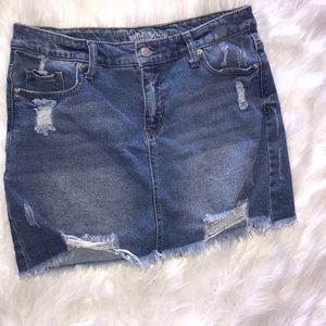 Wild fable blue denim skirt